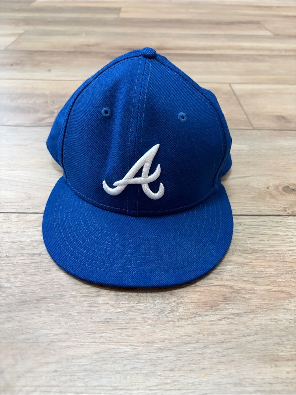New Era Royal Blue Kids Baseball Cap with White 'A' Logo